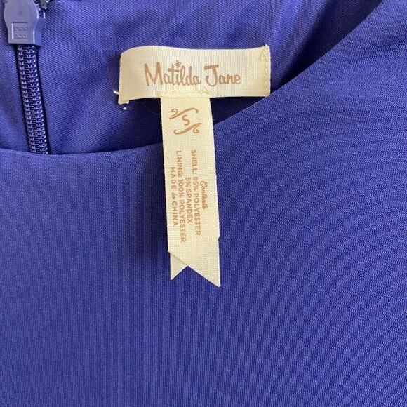 Matilda Jane Heart to Heart Home For The Holidays Pleated Dress Small - Picture 4 of 6